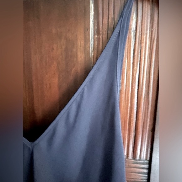 Josie by Natori Sleek Silky Sexy Comfy Navy Blue  Nightgown - Picture 2 of 4